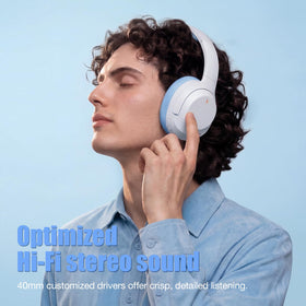 Vonaural earcup with visible controls and mic for easy hands‑free use