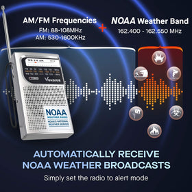 VONDIOR NOAA radio DSP-chip interior view, enhanced reception in remote areas.