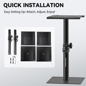 Vondynote base next to ruler showing compact footprint for saving desk space