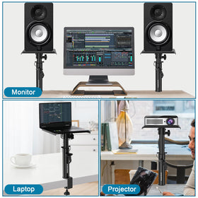 Vondynote in a home studio desk setup saving floor space and improving workflow