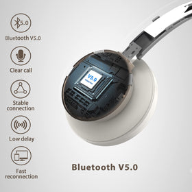 Vonztek headset noise-cancelling microphone close-up highlighting rotatable boom and clarity benefit
