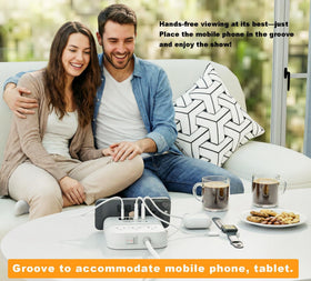 VooLerTun shows USB-A and USB-C ports for smart device charging.
