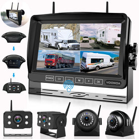 VOONOA 1080P RV camera front view for daytime visibility and safety