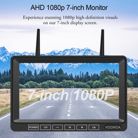 VOONOA rear camera with night vision improves parking awareness
