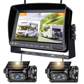 VOONOA 2 magnetic wireless backup camera left view for safer hitching and maneuvering