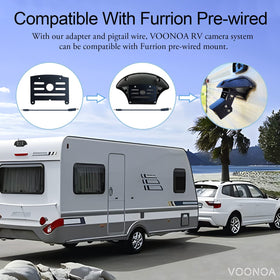 VOONOA 7 inch monitor delivers clear RV footage