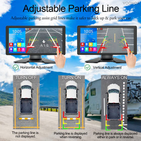VOONOA 12-36V DC power compatibility for RVs and trucks