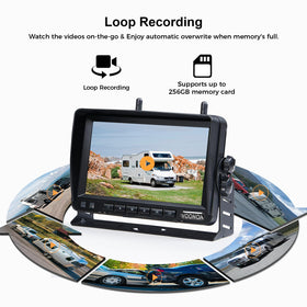 VOONOA waterproof 1080p camera for all-weather reliability.