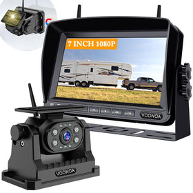 VOONOA wireless backup camera with magnetic base enables quick, tool-free installation.