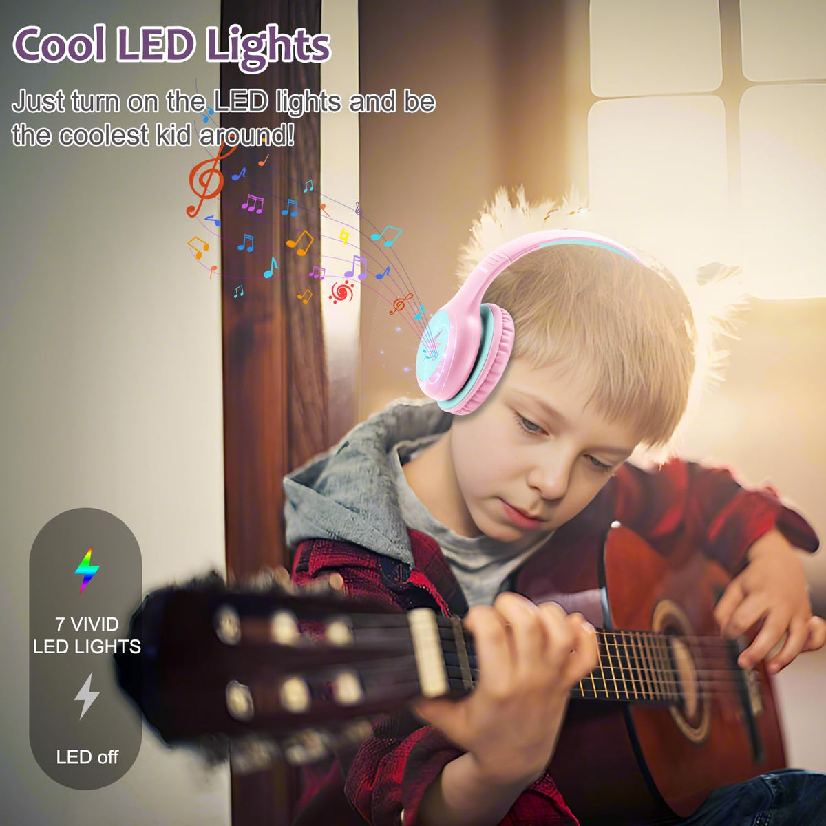 Voopwink KH3 adjustable foldable headband for growing kids on the go.
