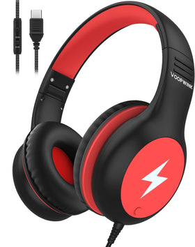 Voopwink KH3 kids headphones cord: reliable wired connection for school devices.