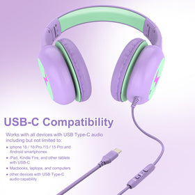 Voopwink KH3 portable over-ear design fits kids and adults for family use.