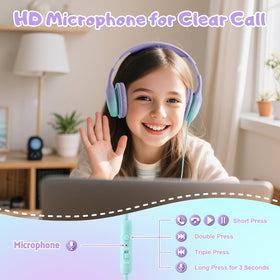 KH5 wired headphones with 3.5mm jack compatible with tablets.