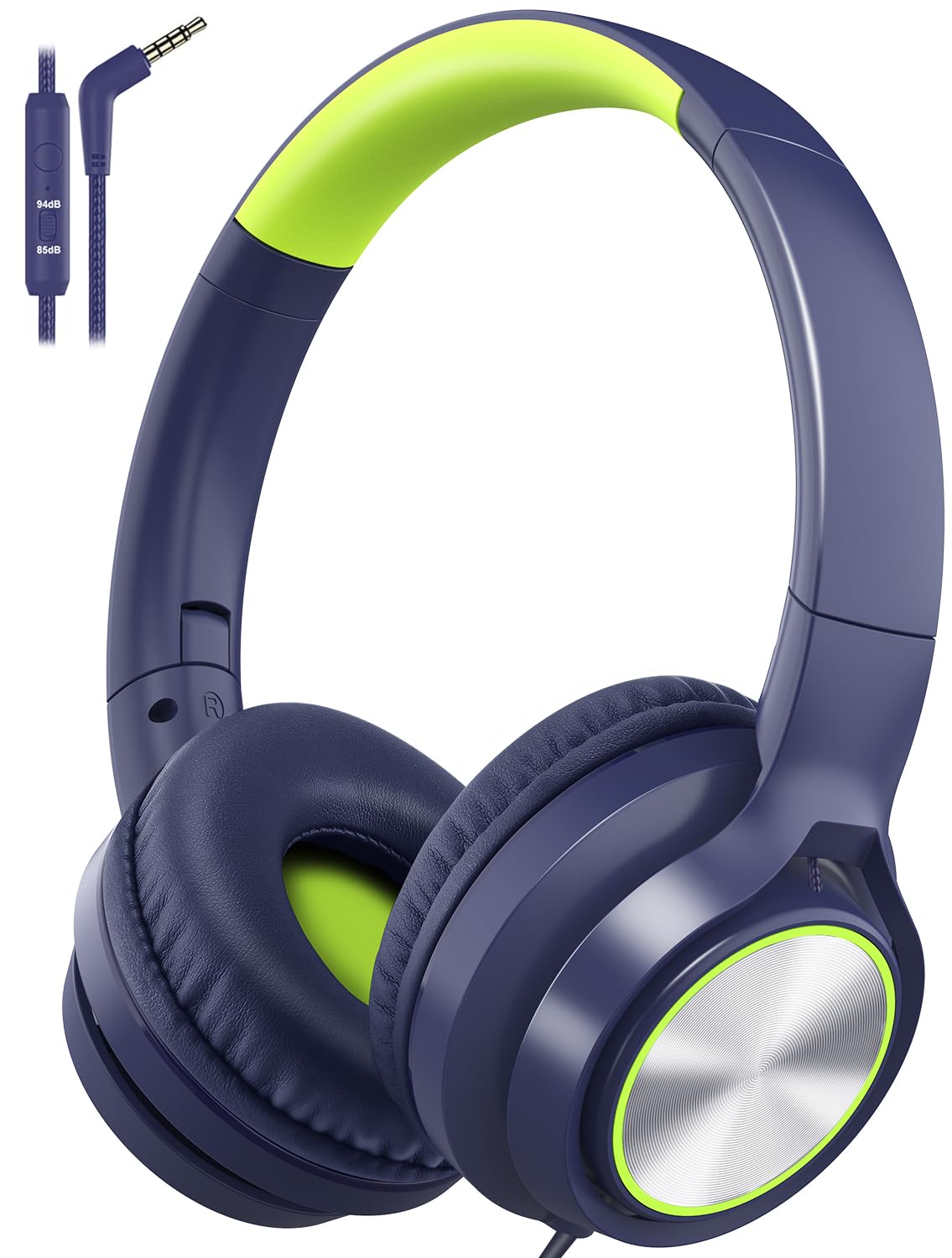 Voopwink kids headphones folded compact for easy travel and storage.