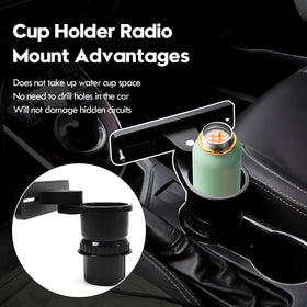 Vornalex round cup holder bracket enables stable rotation and quick angle changes.