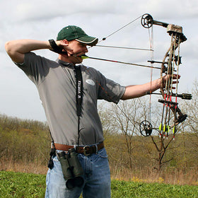 Vortex Archer's Binocular Strap with extended length fits securely during long shots.