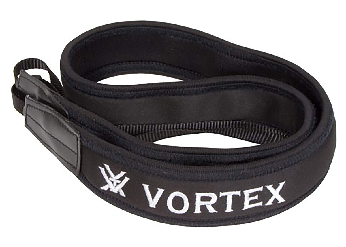 Vortex Archer's Binocular Strap enables side carry for quick, unobtrusive bow drawing.