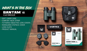 Vortex Bantam HD waterproof and fog-proof performance for tough outdoor conditions.