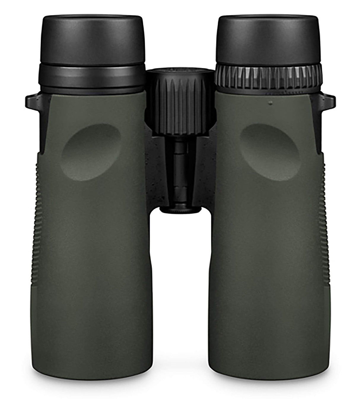 Vortex Diamondback 10x42 eyecups adjusted for comfortable eye relief.