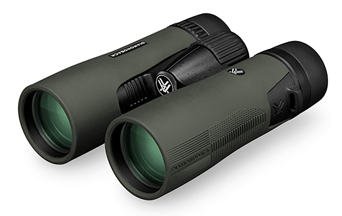 Vortex Diamondback 10x42 binoculars dielectric lens coatings for brighter images.