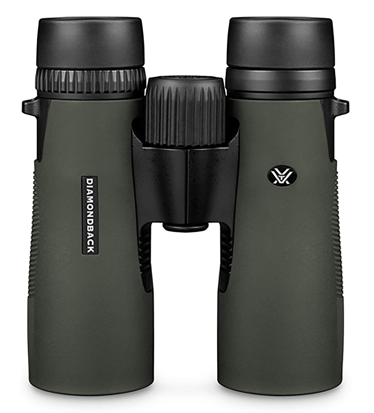 Diamondback 10x42 short hinge design for a secure, comfortable grip.