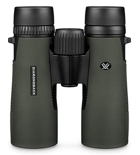 Diamondback 10x42 short hinge design for a secure, comfortable grip.