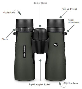 Vortex Diamondback 10x42 with Argon purging for waterproof and fogproof performance.