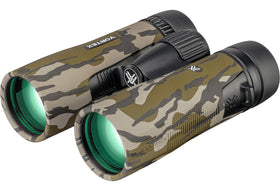 Vortex Diamondback HD 10x42 in camo-rubber armour provides non-slip grip in rugged outdoors