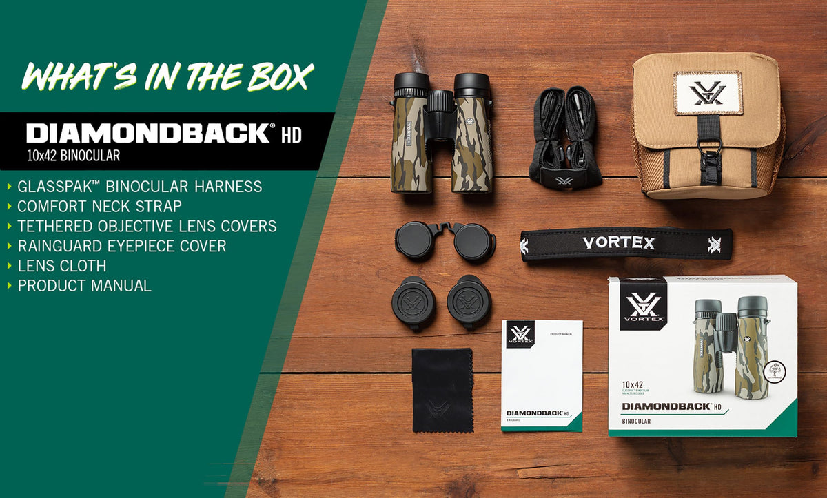 Vortex Diamondback HD 10x42 showcases waterproof and fogproof seals in challenging weather