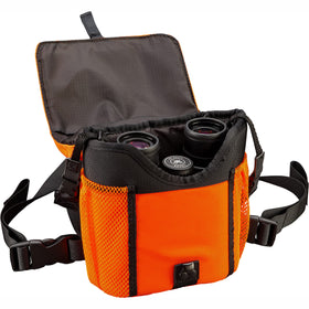 Vortex GlassPak tether system prevents drops and protects optics.