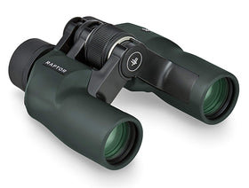 Vortex Raptor 10x32 binoculars eyepieces for comfortable eye relief and extended viewing.