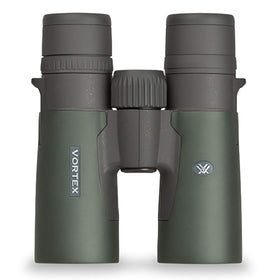 Vortex Razor HD 8x42 binoculars adjustable diopter for personalized focus with or without glasses.
