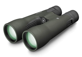 Vortex Razor UHD 18x56 side profile highlighting ergonomic open hinge and grip.