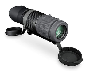 Vortex Recce Pro HD 8x32 monocular close-up showing rugged rubber armor for a secure grip