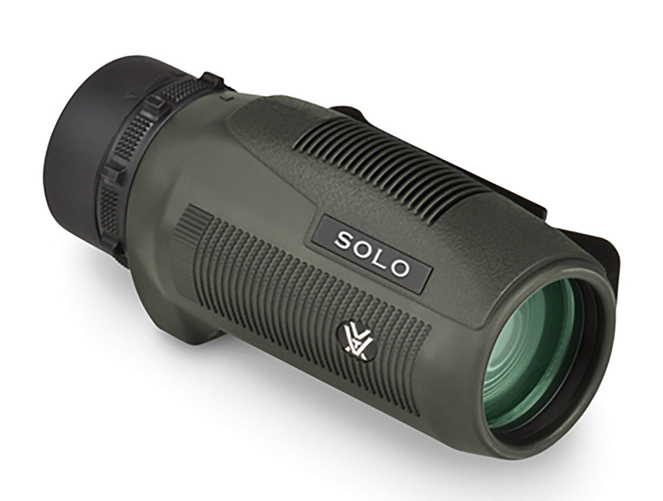 Vortex Solo monocular 10x36 front view for compact field use