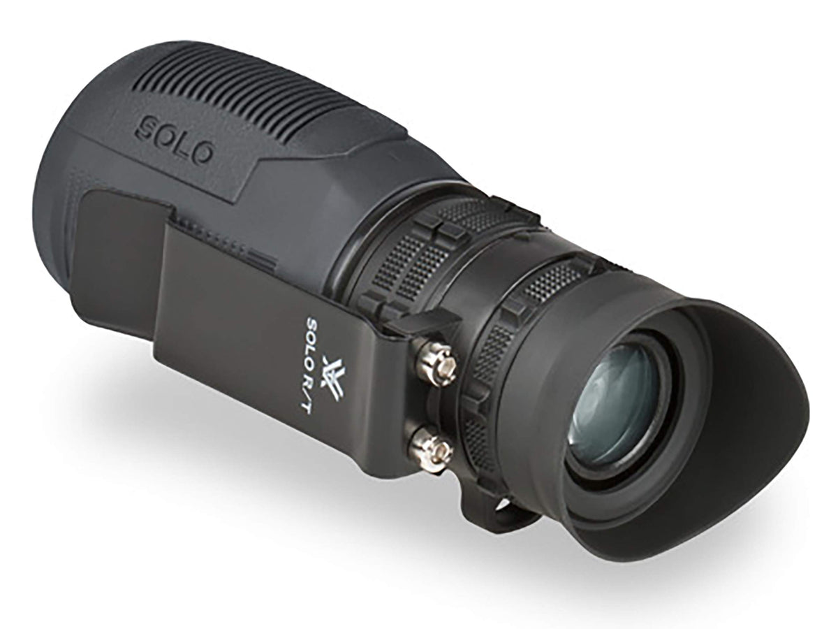 Vortex Solo R/T monocular with utility clip for fast access in the field.