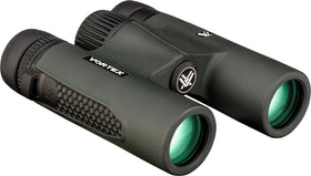 Vortex Triumph HD 10x28 binoculars front view for compact outdoor viewing.