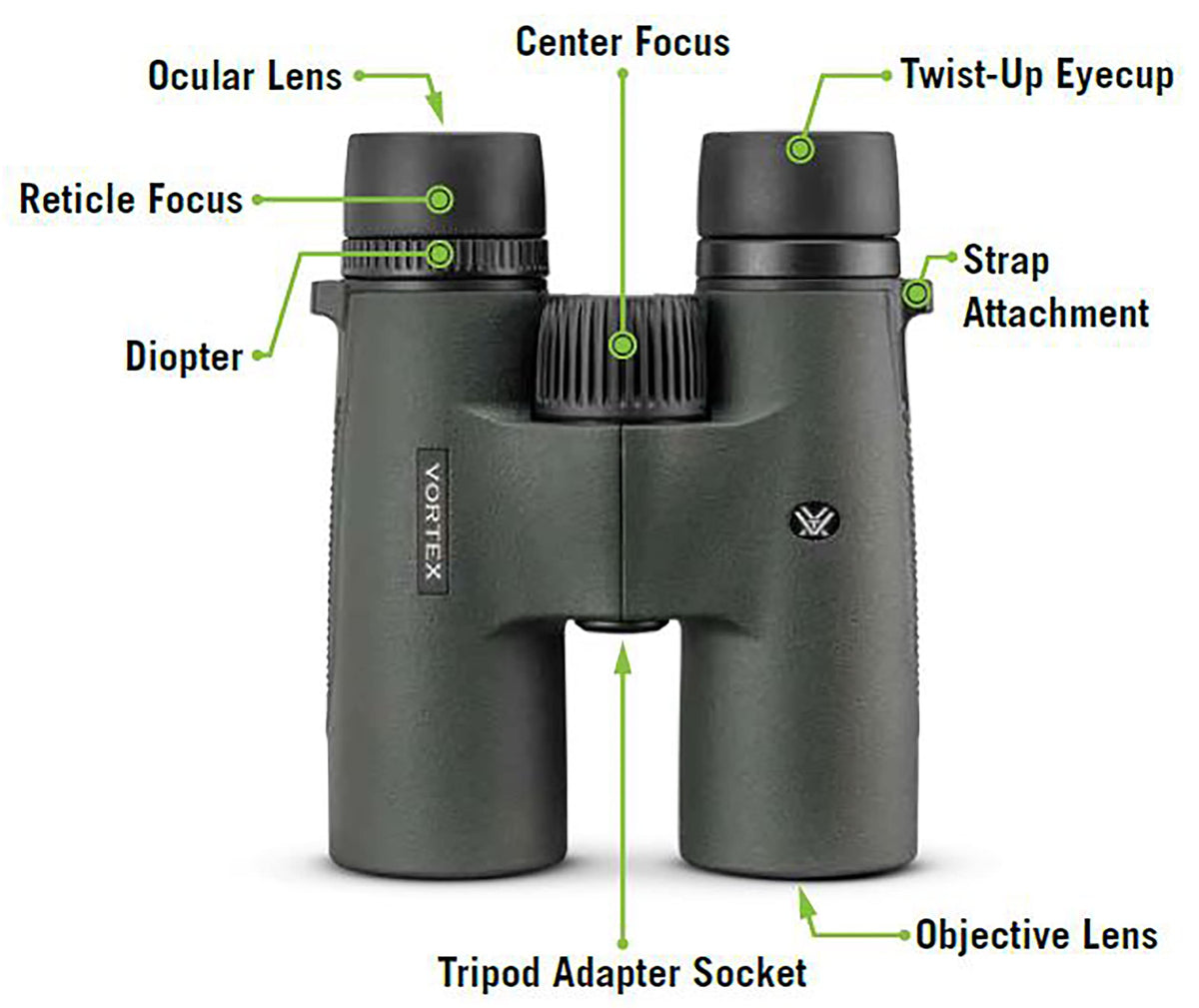 Vortex Triumph HD 10x28 binoculars waterproof and fogproof in adverse conditions.
