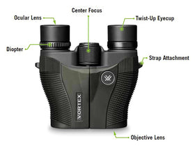 Vortex Vanquish rubber armored body with non-slip grip