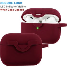 VOTILE burgundy silicone cover adds grip and a chic look
