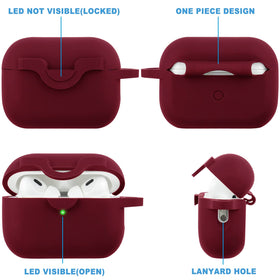 VOTILE five-leaf bling keychain enhances AirPods Pro 2 charm