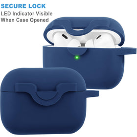 VOTILE silicone protective case cover cushions AirPods Pro 2 against daily bumps.