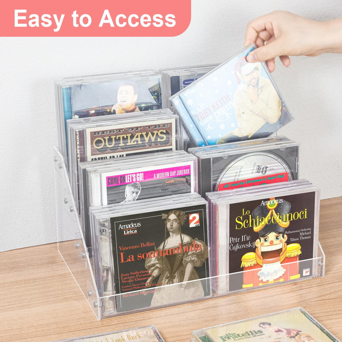 Vowcarol rack with screws enables quick 15-minute installation.