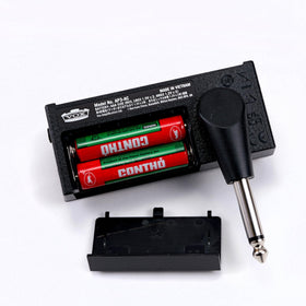 VOX amPlug 3 auto power off feature illustrated for battery conservation