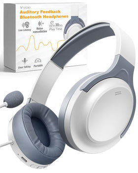 VOXii angled front view showing headset design and comfortable fit for practice