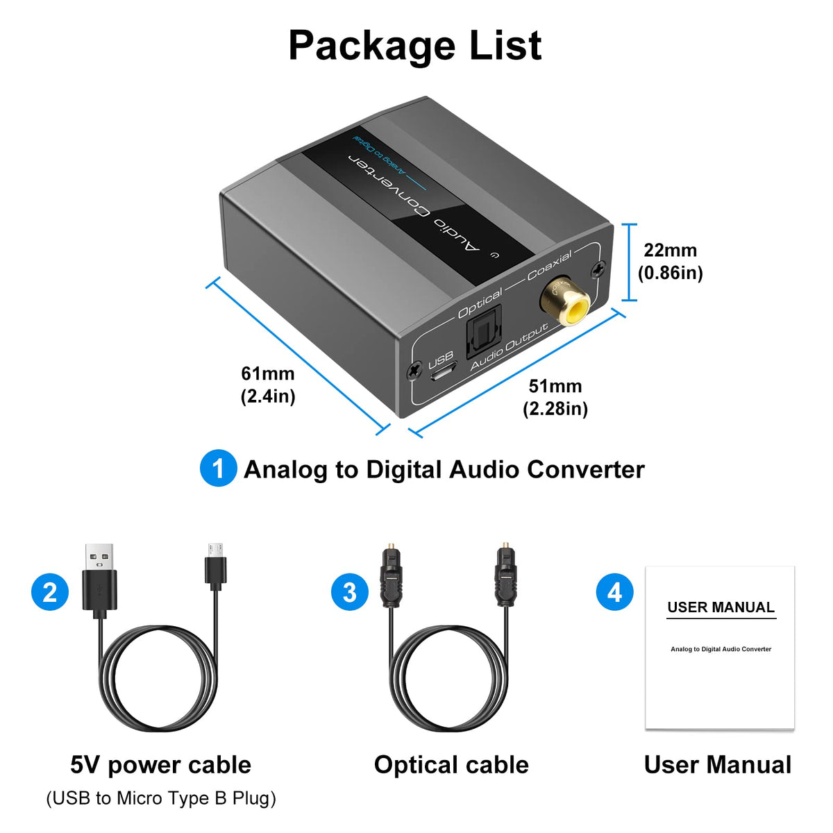 VPFET wide compatibility with RCA or 3.5mm devices for soundbars and more.