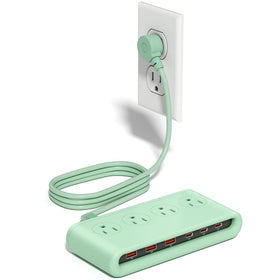 VPSUN front view showing all outlets and ports for organized charging