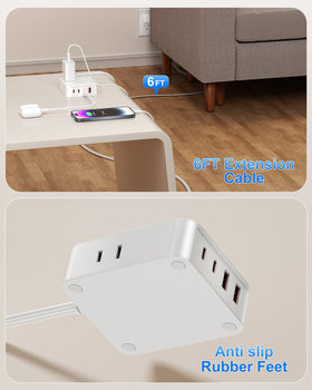 VPSUN travel-dorm friendly design keeps outlets accessible