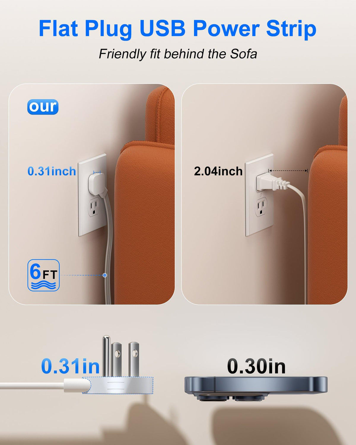 VPSUN USB-C 20W port for fast charging of devices