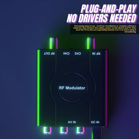 VQP DVD VCR PS2 connections highlight classic media compatibility